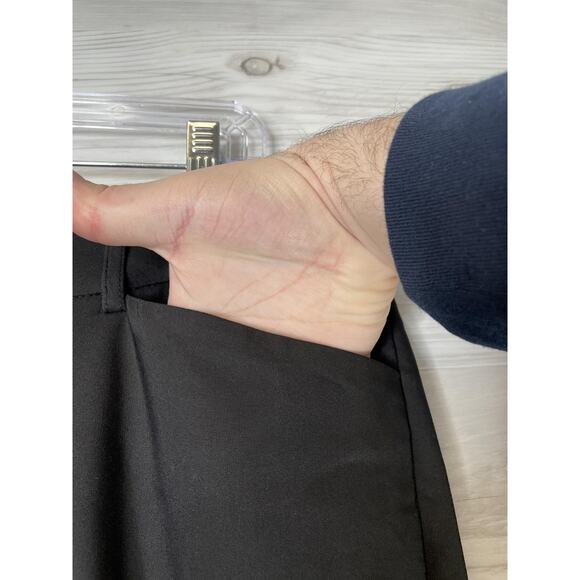 Harve Benard Pants Womens 14 Black Stretch Dress Trousers Straight Leg Office - Picture 3 of 12